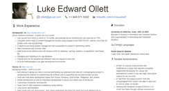 Desktop Screenshot of lukeollett.com