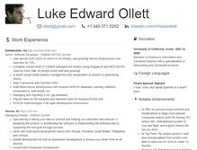 Tablet Screenshot of lukeollett.com